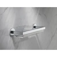 Keuco Edition 90 Duschablage 19059010000 400mm, mit Glasabzieher, verchromt/Aluminium