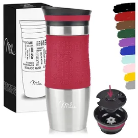 MILU Thermobecher 0,37 l Rot