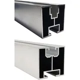 STOFFTEX Solar Schiene Solarschiene Solarprofil Montageschiene 240cm 2,4m Aluminiumprofil 0% §12Abs.3UStG Systemprofil PV Anlage Nut 8 10 40 Photovoltaik Solar Typ S & T Solarpanel