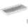 Geberit Renova Plan Aufsatz-Waschtisch , 100x48 cm, mit Überlauf, weiß KeraTect