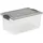 Rotho Stapelbox Compact A4 13 l 1-tlg. grau/transparent