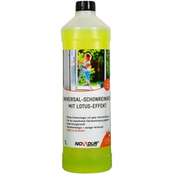 NOVADUR Universal-Schonreiniger + Lotus-Effekt, Milder Schonreiniger mit Lotus Effekt, 1000 ml - Flasche