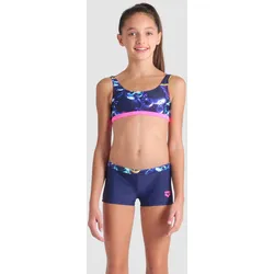 Sport Bikini Mädchen arena Soap Bubbles - Blue Multi-navy-shocking Pink - 152