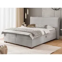 S-style möbel - Boxspringbett mit Topper und Bettkästen aus