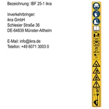 Ikra mogatec Ikra Benzin-Freischneider IBF 25-1 43 cm Schnittkreis