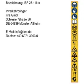 Ikra mogatec Ikra Benzin-Freischneider IBF 25-1 43 cm Schnittkreis