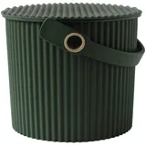 hachiman-kasei.co.,ltd Hachiman Eimer mit Deckel 4 l 4-tlg. dunkelgrün