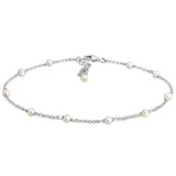 Elli Fußkette ELLI "Fußkette mit Süßwasserzuchtperle 925 Silber", silber, Fußketten, Damen, 22cm