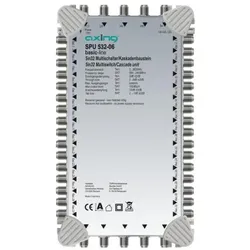 Axing SPU532-06 Multischalter-Kaskadenbaustein, 5 Ein-/Ausgänge, 32 Teilnehmer, 5-2400 MHz, 33dB SPU53206