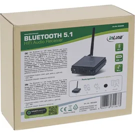 InLine Bluetooth 5.1 HiFi-Receiver & USB DAC, mit LCD