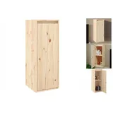 vidaXL Wandschrank 30x30x80 cm Massivholz Kiefer