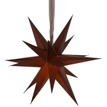 MARELIDA Papierstern 55 cm braun