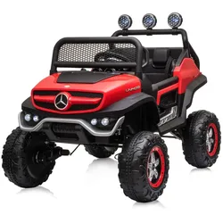 Chipolino Kinderelektroauto Mercedes SUV, Fernbedienung, EVA-Reifen, Stoßdämpfer rot