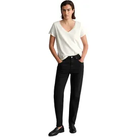 Marc O'Polo DENIM "aus stretchigem Organic-Cotton-Mix", Damen, Jeanshose mit Stretch-Anteil Boyfriend Fit, schwarz, (Multi/Vintage Black), W28/L34 - 28W / 34L