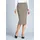 GOLDNER Bleistiftrock Damen Meliert Beige 23
