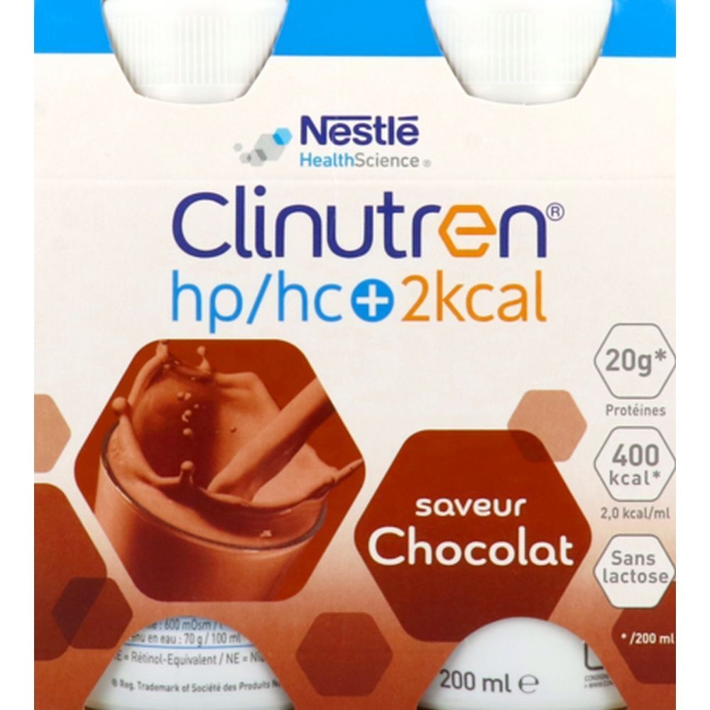 Clinutren Boisson HP HC+ Saveur Chocolat 800 ml