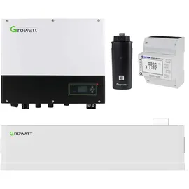 Growatt SPH4000 4kW Hybrid-Wechselrichter mit AXE 5,0L Solarspeicher-Set