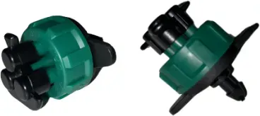 Einstellbarer Tropfer - Bis 14 l/h - 3 in 1 Tropfer - Grün