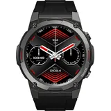 Zeblaze VIBE 7 Pro Smartwatch Smartwatch Damen Herren Sportuhr 1,43" Touchscreen Fitness tracker Bluetooth Anruf IP68 wasserdicht - Schwarz