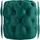 CLP Sitzhocker Drancy Samt 42 x 46 x 42 cm Dunkelgrün