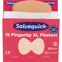 Salvequick Fingerspitzen-Pflaster 8.7 cm x 5.8 cm x 2.3 cm 15 St.