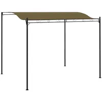 VidaXL Pavillon 3x2,4 m Taupe 180 g/m2