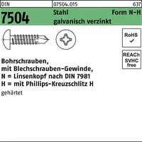Reyher Bohrschraube DIN 7504 LIKO N 6,3x70-H Stahl galv.verz.