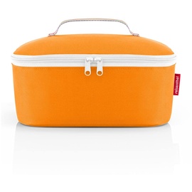 Reisenthel coolerbag M pocket Kühltasche mit Obermaterial aus recycelten PET-Flaschen Ideal für das Mittagessen unterwegs, Farbe:pop mandarin