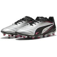 Puma King Pro FG/AG Herren Silber/Schwarz/Sun Struck/Weiß 43