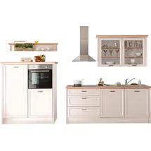 kochstation Küchenzeile Jasmin 344 cm weiß