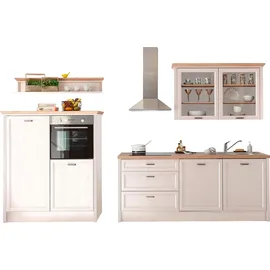 kochstation Küchenzeile Jasmin 344 cm weiß