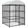 vidaXL Hundezwinger 150 x 150 x 200 cm Stahl Schwarz