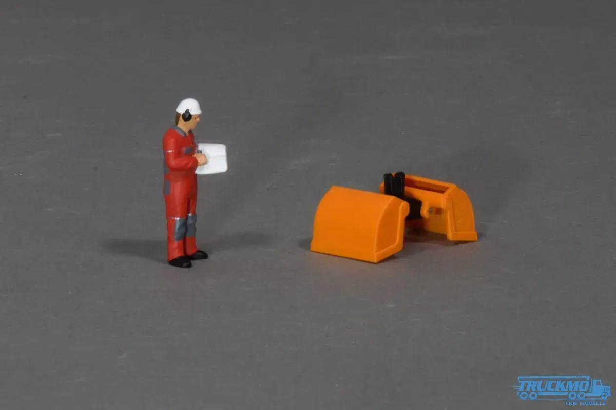 MSM Modelle Schüttgutgreifer orange 5805/03