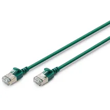 Digitus CAT 6A F-FTP Slim Patchkabel, 1m, Grün