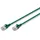 Digitus CAT 6A F-FTP Slim Patchkabel, 1m, Grün