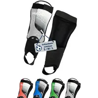 Hudora Schienbeinschützer mit Knöchelschutz grau, Gr. S