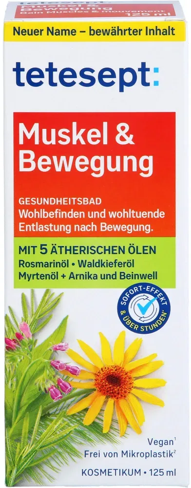 Tetesept Muskel & Bewegung Bad 125 ml