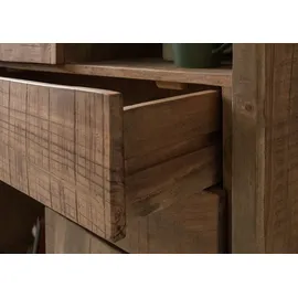Massivmoebel24 Schrank 88 x 40 x 180 cm Beige