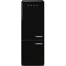 Smeg FAB38LBL6 Retro-Kühl-Gefrierkombination (481 l, 2050 mm hoch, Schwarz)