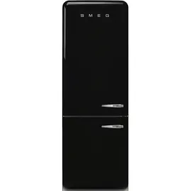 Smeg FAB38LBL6 Retro-Kühl-Gefrierkombination (481 l, 2050 mm hoch, Schwarz)
