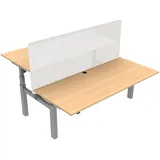 Stier Elektrisch höhenverstellbarer Team-Schreibtisch 501-88 180x80cm Buche mel. 65-125cm