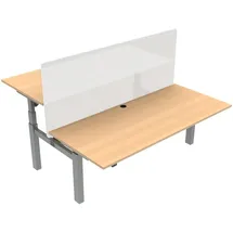 Stier Elektrisch höhenverstellbarer Team-Schreibtisch 501-88 180x80cm Buche mel. 65-125cm