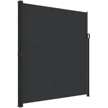 vidaXL Aluminium Seitenmarkise 220 x 600 cm Schwarz