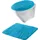 Erwin Müller Hänge-WC-Set 2-teilig Rhodos in türkis | Gr.: onesize