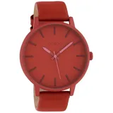 Oozoo Damen Armbanduhr Timepieces Analog Leder rot UOC10381