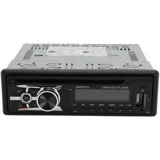 Bluetooth-CD-Autoradio mit USB-Anschluss, UKW-Radio, MP3-Player, Unterstützt CD-DVD-AUX-TF-Eingang, Single-Din-Autoradio, mit Fernbedienung