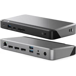 Alogic MX3 TripleDisplay - Dockingstation - USB-C