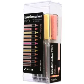 k.t. skalscy karin sj Marker Brushmarker PRO Skin Colours 12 St. farbsortiert