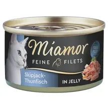 Miamor Feine Filets Skipjack Thunfisch in Jelly 24 x 100 g