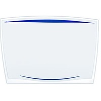 CEP Schreibtischunterlage Ice Blue transparent/blau Kunststoff 64,2 x 43,8 cm, 1 St.
